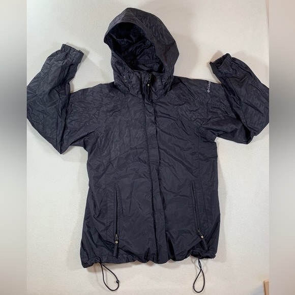 Columbia Womens small interchange zip up hoodie jacket Omni tech waterproof - Picture 1 of 11